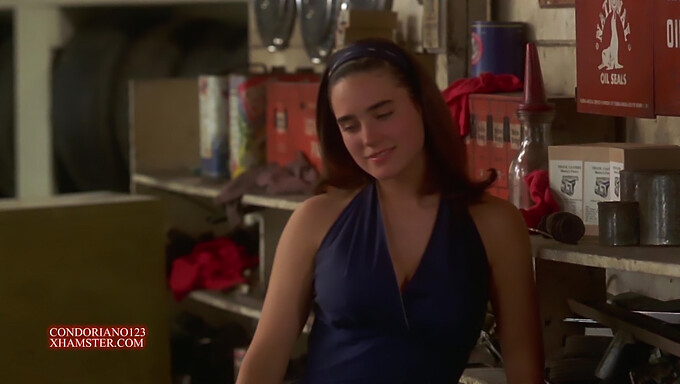 Amerikanska Skådespelerskan Jennifer Connelly I En Sensuell Video